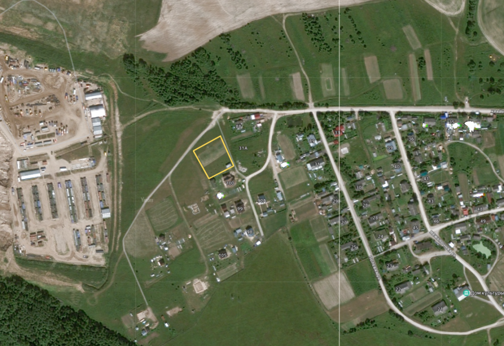 Изображение со страницы: земельный участок д.Слизово