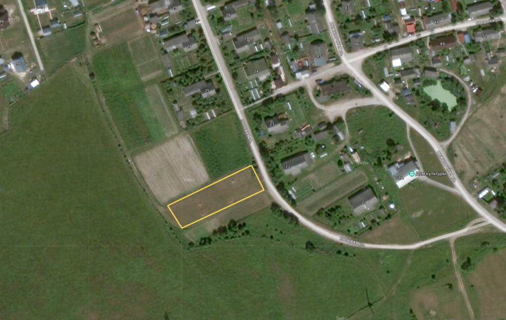 Изображение со страницы: земельный участок д.Слизово