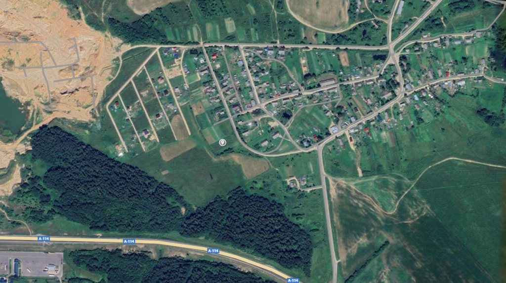 Изображение со страницы: земельный участок д.Слизово