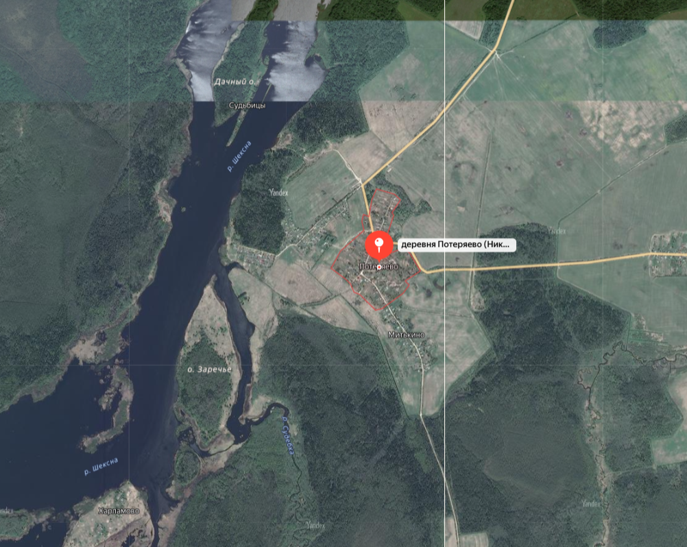 Изображение со страницы: дом д.Потеряево СП Никольское